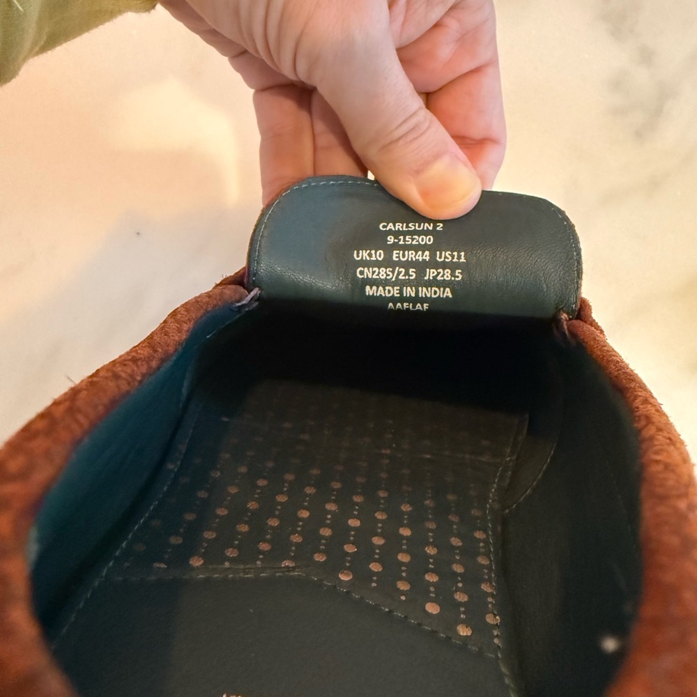 Ted Baker Brown Suede Leather Men's Loafers US 11 - Picture 7 of 12